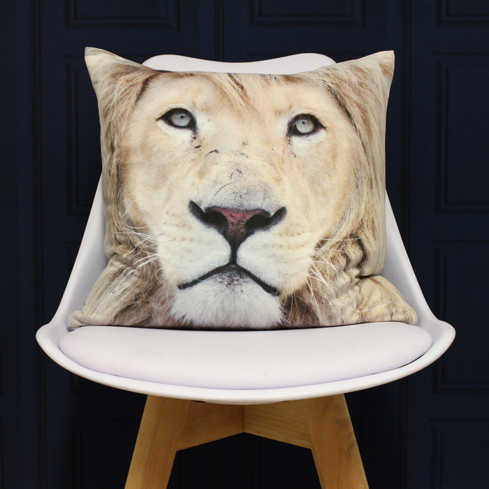 House Additions Lion Animal Cushion Cover Wayfair.co.uk